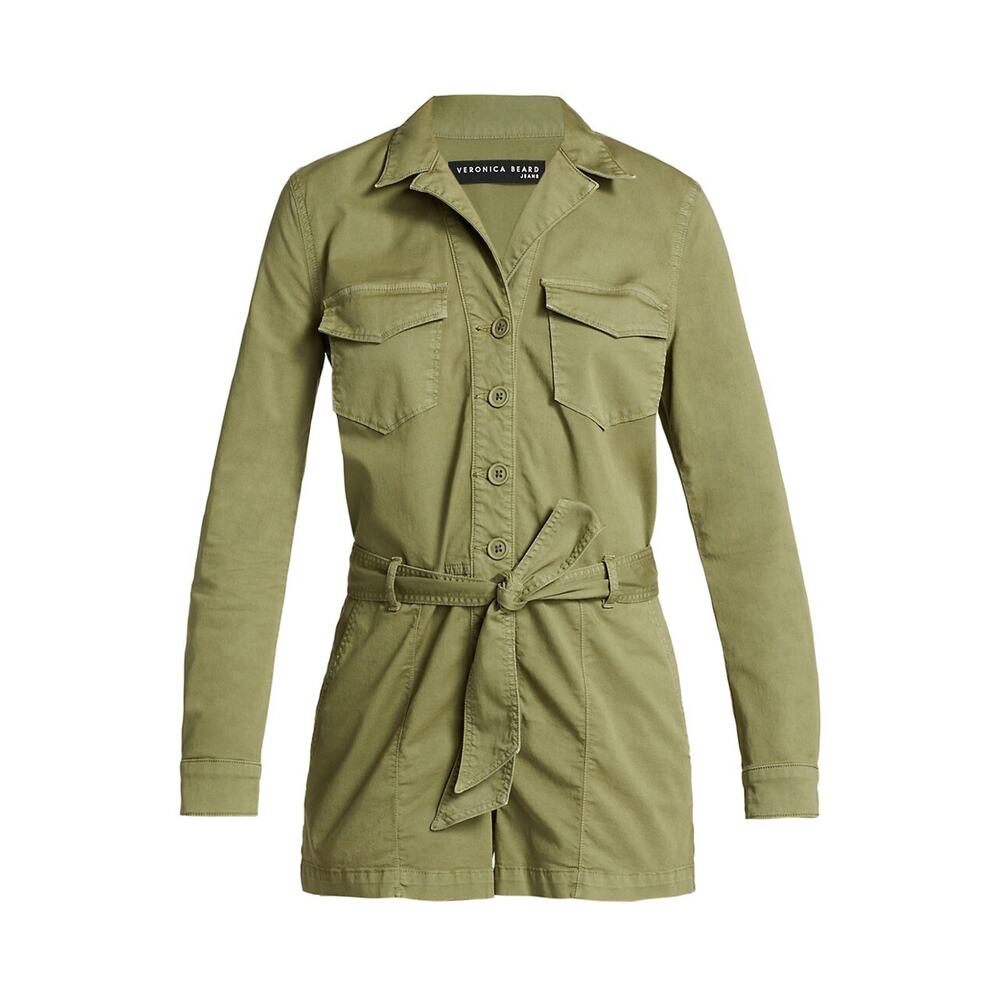 Veronica Beard Belted Clover Winifred Size XS Romper